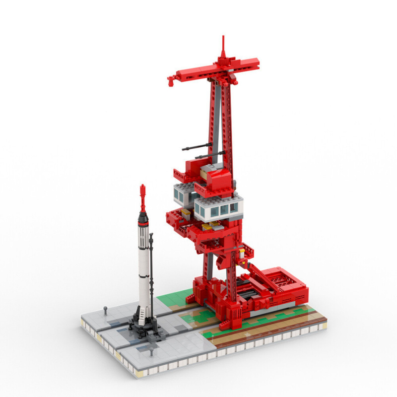 Kids Education Sites - 1298PCS 런치 타워 머큐리 레드스톤 로켓