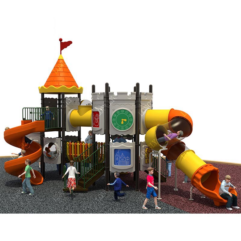Kids Education Park - 캐슬 스타일 어린이 야외 놀이터용 미끄럼틀,