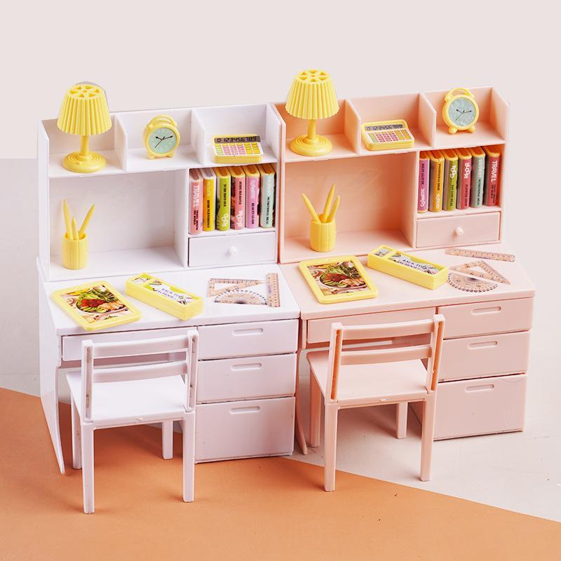Kids Education Desk - 실물 같은 미니어처 교실 놀이 세트
