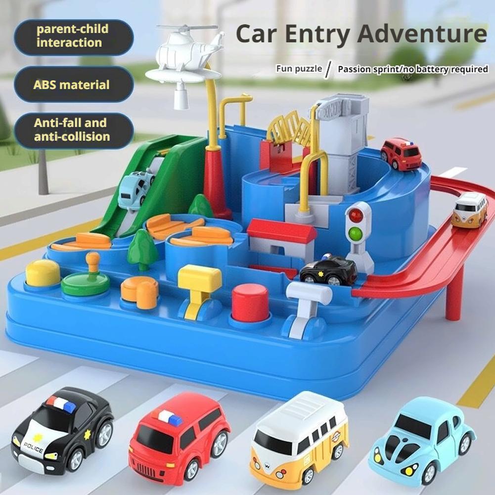 Kids Education Learning - 레이싱 레일카 모델 기차 트랙 어드벤처