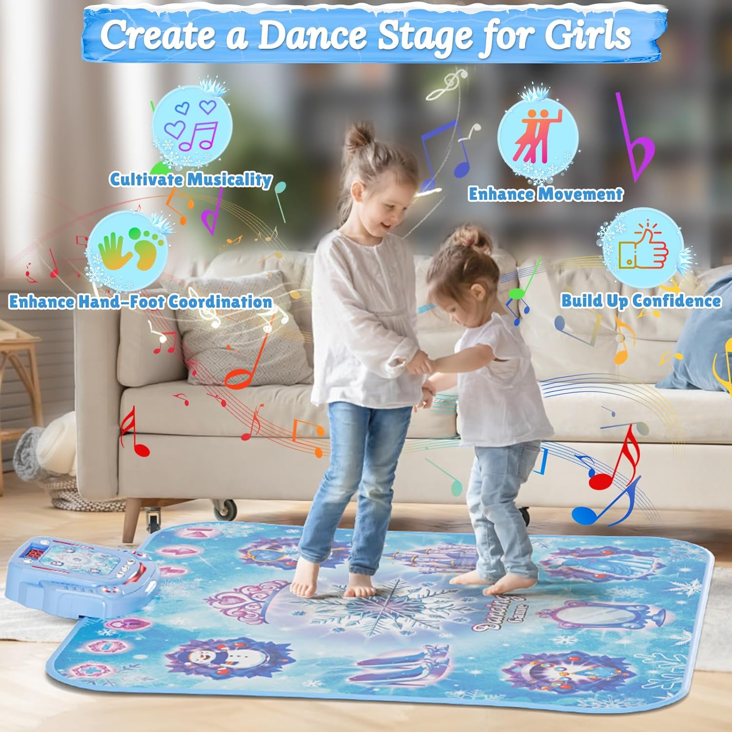 LED 조명과 음악이 포함된 1Pc 8키 무선 블루투스 - Kids Educational Mat 리뷰 및 가격