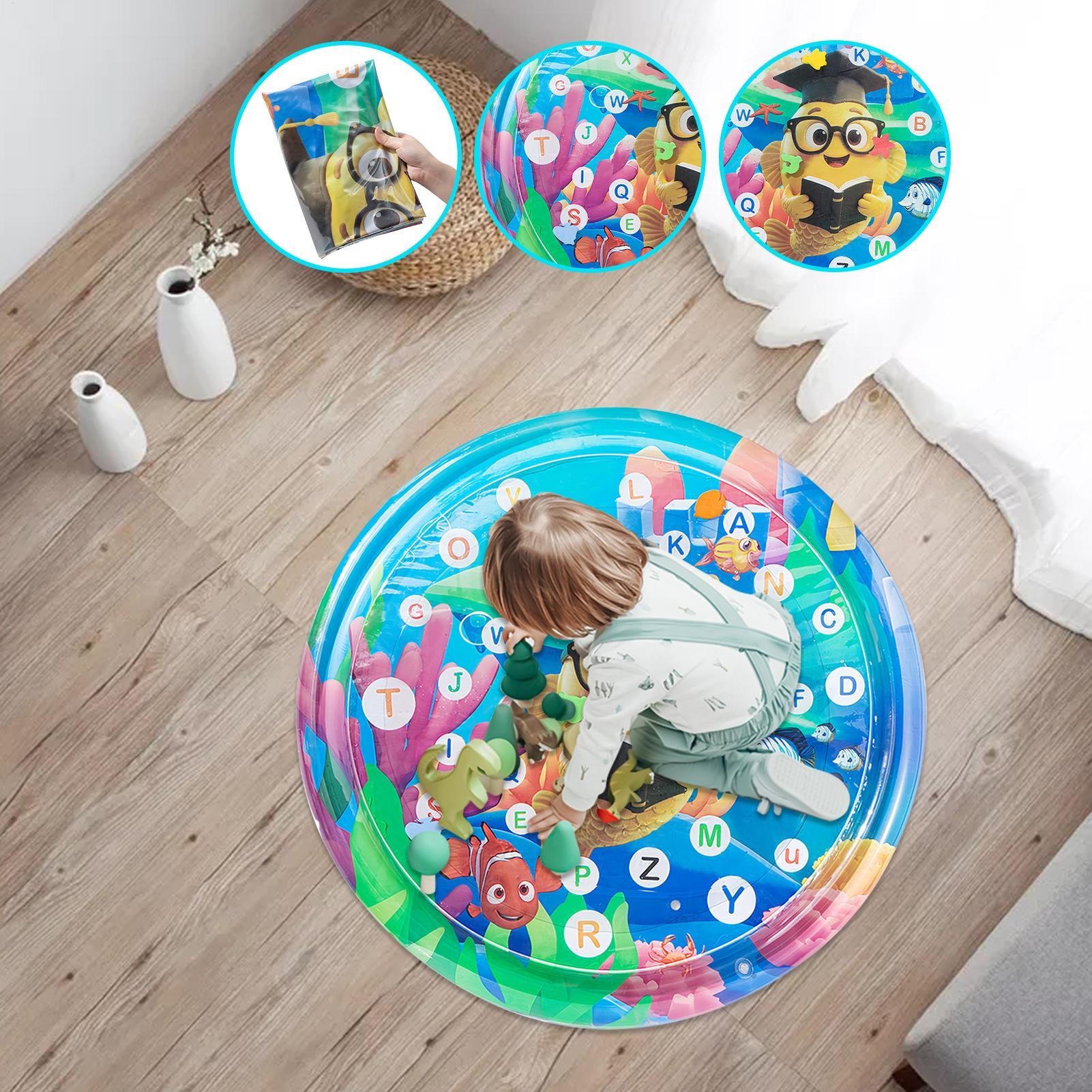 105cm 아기 물놀이 매트 PVC 유아용 재미있는 활 - Kids Educational Mat 리뷰 및 가격