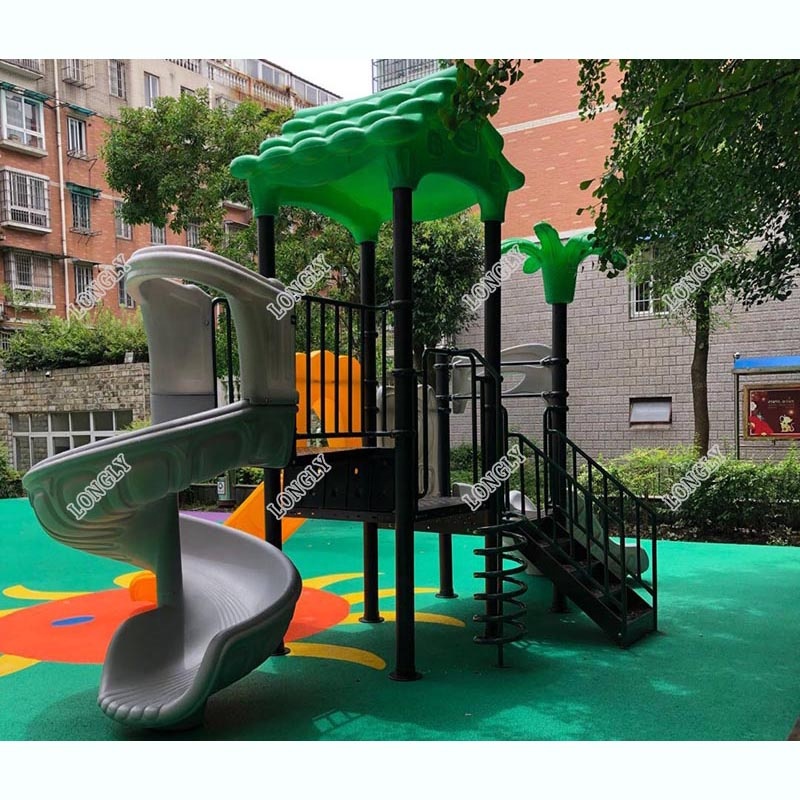 멋진 야외 놀이터 플라스틱 슬라이드 (어린이용) LLD - Kids Education Park 리뷰 및 가격
