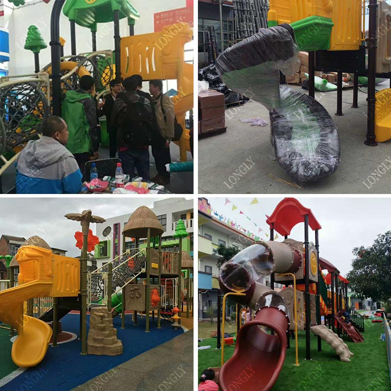 캐슬 스타일 어린이 야외 놀이터용 미끄럼틀, 놀이공원, - Kids Education Park 리뷰 및 가격
