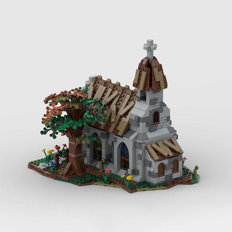 1130pcs MOC 마을 교회 성 왕국 모델 빌딩 블 - Kingdom Kids Education 리뷰 및 가격
