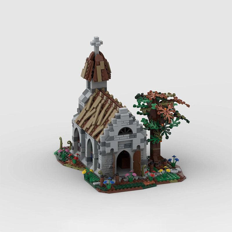 1130pcs MOC 마을 교회 성 왕국 모델 빌딩 블 - Kingdom Kids Education 리뷰 및 가격