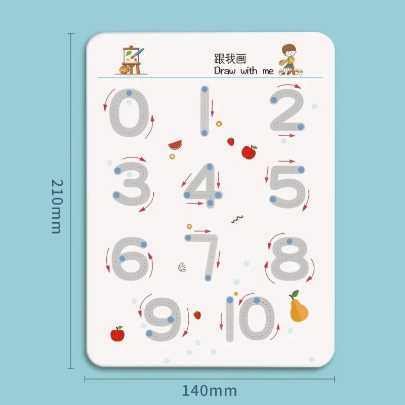 아이들이 글자, 숫자, 도형을 재미있게 연습할 수 있는 - Kids Educational Mat 리뷰 및 가격