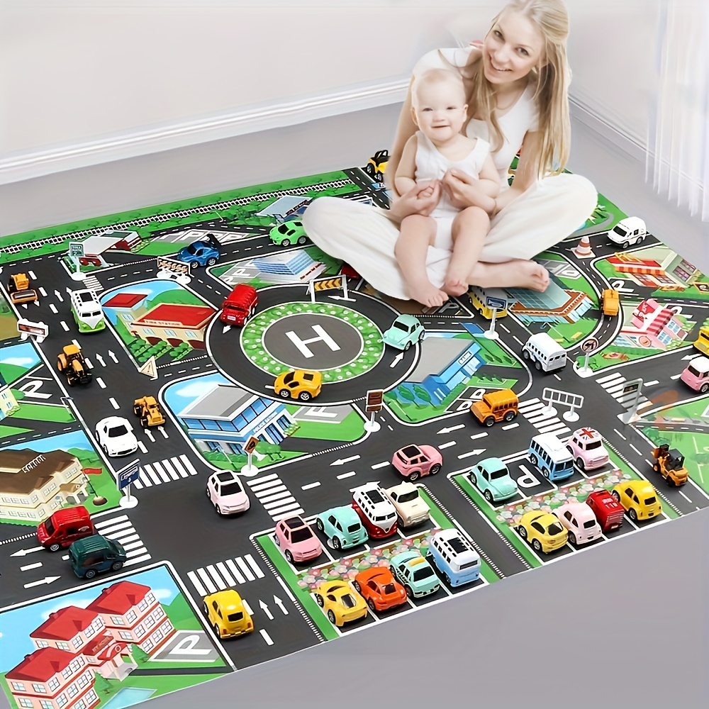 1pc, 도시 교통 놀이 매트, 대형 게임 패드, 방수 - Kids Educational Mat 리뷰 및 가격