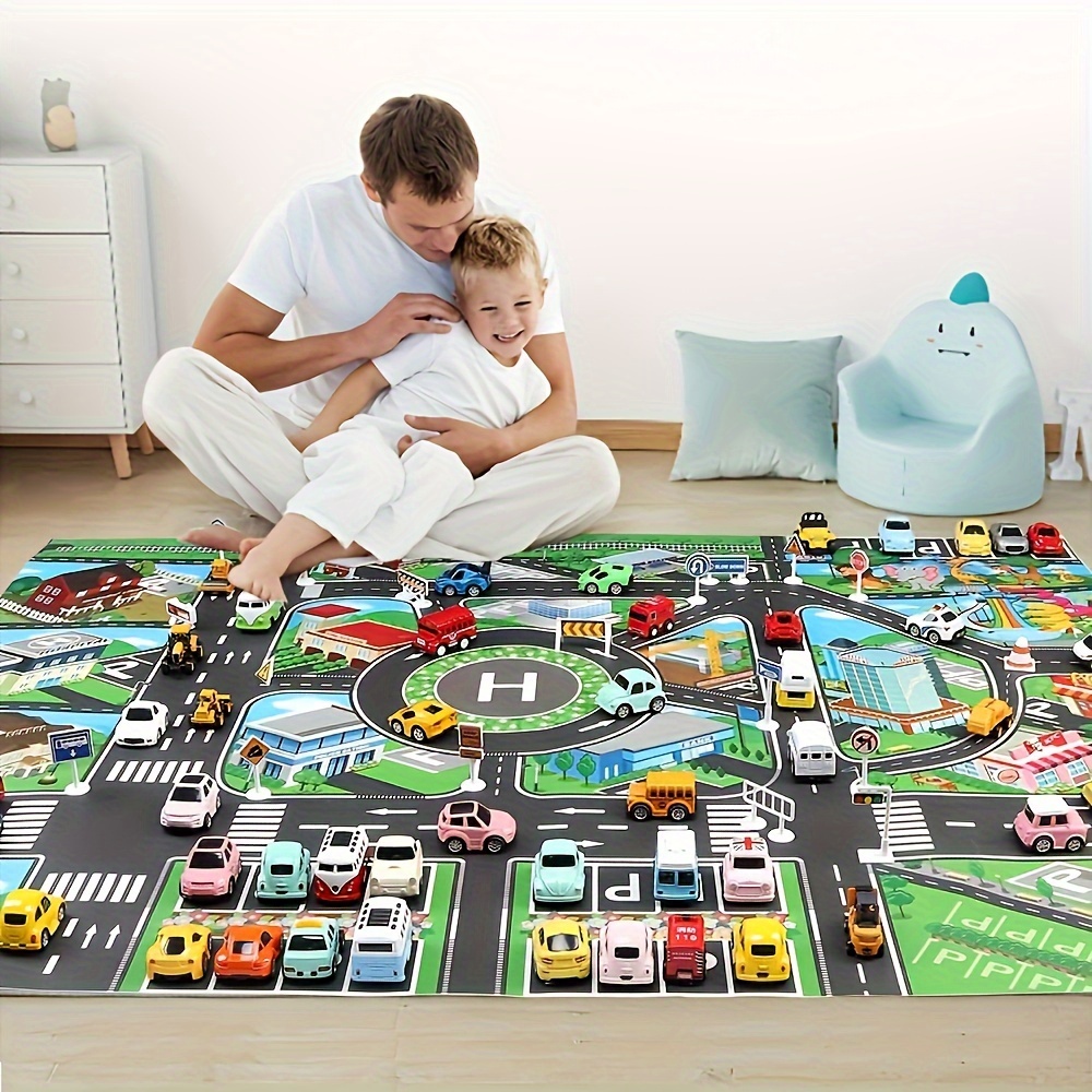 1pc, 도시 교통 놀이 매트, 대형 게임 패드, 방수 - Kids Educational Mat 리뷰 및 가격