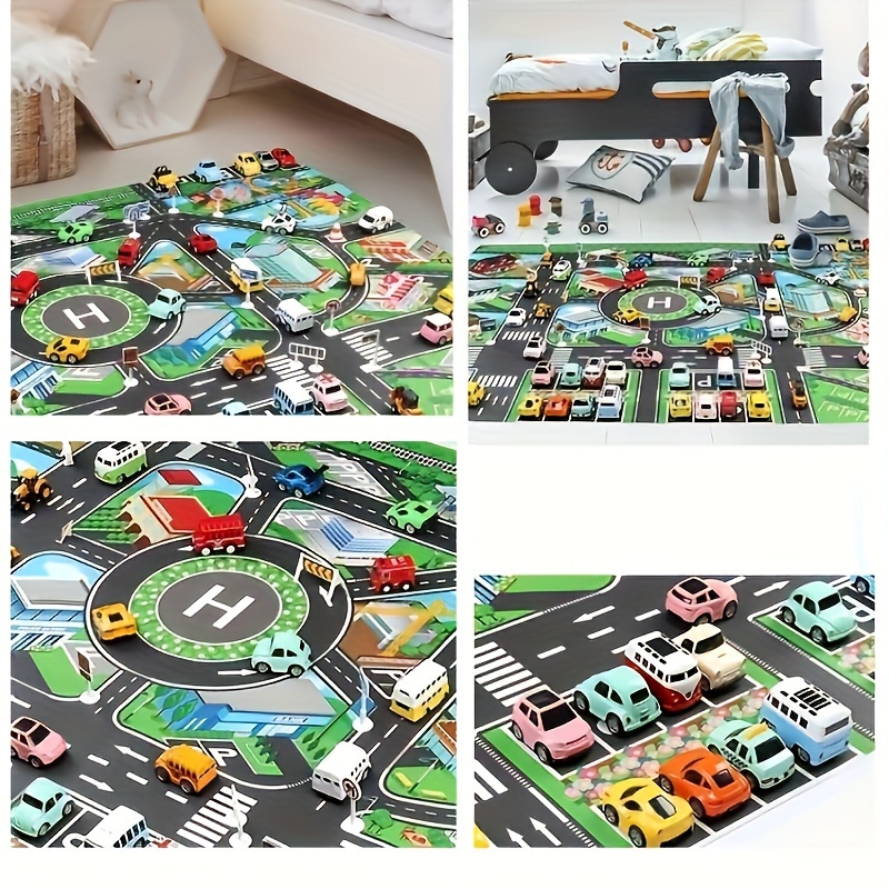 1pc, 도시 교통 놀이 매트, 대형 게임 패드, 방수 - Kids Educational Mat 리뷰 및 가격