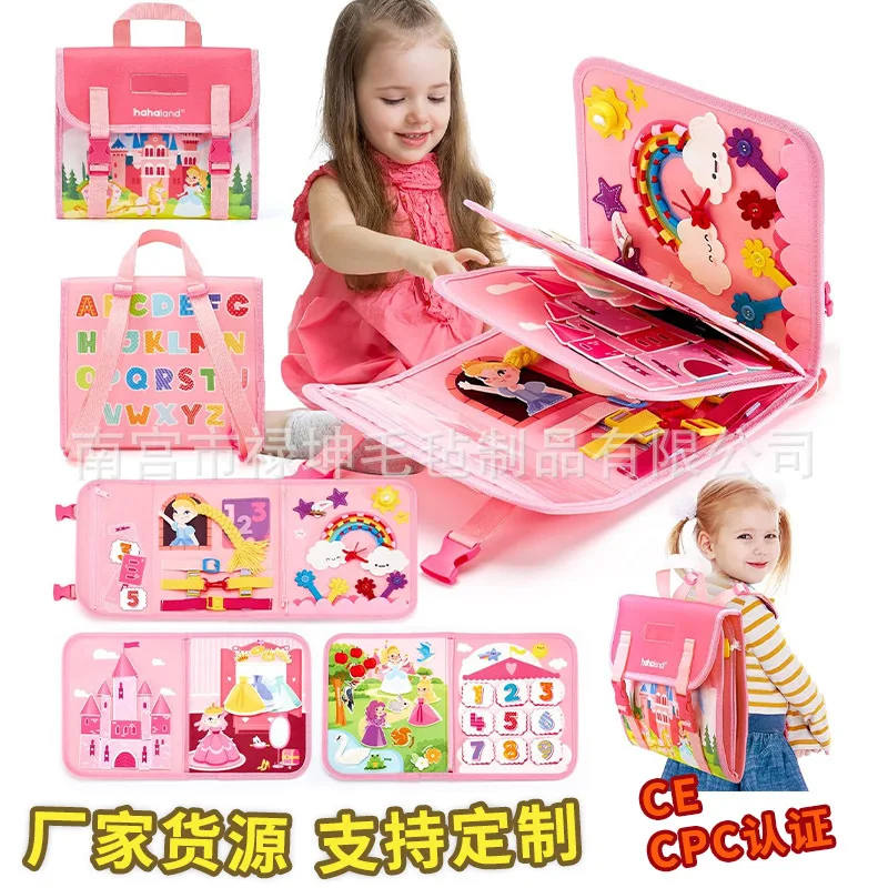 몬테소리 공주 펠트 비지보드 유아 생활 능력 학습 조기 - Kids Education Learning 리뷰 및 가격